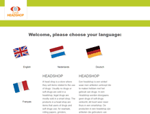Tablet Screenshot of dutch-headshop.com